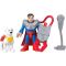 Set de joaca cu figurina, Imaginext, Metal Force, Superman, JGN60