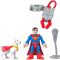 Set de joaca cu figurina, Imaginext, Metal Force, Superman, JGN60