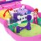 Set de joaca cu papusa si accesorii in gentuta, Polly Pocket, Rodeo Pony, JCR39