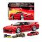 Set de constructie si masina metalica, Brick Shop, Hot Wheels, Honda Acura NSX 90, JFT17