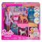 Set de joaca cu papusa, Barbie, Clinica Veterinara, JFX93