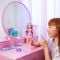Set de joaca cu papusa Barbie Malibu, Dream Besties, Get Ready with Me, JGG38