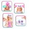 Set de joaca cu papusa Barbie Malibu, Dream Besties, Get Ready with Me, JGG38