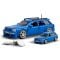 Set de constructie si masina metalica, Brick Shop, Hot Wheels, 94 Audi Avant RS2, JGR28