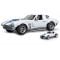 Set de constructie si masina metalica, Brick Shop, Hot Wheels, Corvette Grand Sport, 918 piese, JGR31