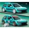 Set de constructie Brick Shop, Hot Wheels, Custom Honda Civic Speed 90, JHF62