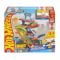 Set de joaca 2in1 cu masinuta, Hot Wheels, Transforming Stunt Garage, JHL94