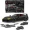 Set de constructie si masina metalica Brick Shop, Hot Wheels, Elite Series, ‘94 Toyota Supra MKIV, JKG40