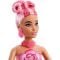 Papusa cu accesorii surpriza, Barbie, Petal Pop, Rosu, JMF59