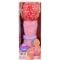 Papusa cu accesorii surpriza, Barbie, Petal Pop, Rosu, JMF59