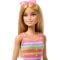 Set papusa pe role cu catelus, Barbie Pets, JMJ44