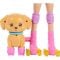 Set papusa pe role cu catelus, Barbie Pets, JMJ44
