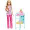 Set de joaca cu papusa, Barbie, Careers Baby Doctor, JMK12