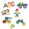 Set de constructie, Dede, Click Clack, 96 piese