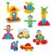 Set de constructie, Dede, Cactus Blocks, 80 piese