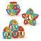Set de constructie, Dede, Geometric Puzzle, 64 piese