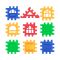 Set de constructie, Dede, Puzzle City, 64 piese