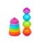 Jucarie de sortare si stivuire, Dede, Ball Mini Tower, 8 piese