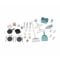 Set bucatarie cu accesorii, Smoby, Cleaning Mini Tefal, 36 accesorii