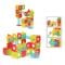 Set blocuri de constructie si bila, Dede, 70 piese