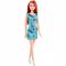 Papusa Barbie Clasic cu rochie albastra, FJF18
