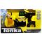 Camion constructie din otel, cu incarcator frontal Tonka, galben