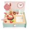 Set de joaca, Chicineta din lemn, Mini Chef Kitchenette, Tender Leaf Toys, 11 piese