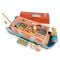 Barca familiei de vidre din lemn premium, Tender Leaf Toys