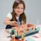 Barca familiei de vidre din lemn premium, Tender Leaf Toys