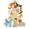 Asezarea din padure din lemn preminum, Tender Leaf Toys, 19 piese