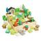Mica gradina din lemn premium, Tender Leaf Toys, 67 piese