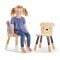 Set Mobilier pentru copii cu masa si 2 scaune, din lemn premium Tender Leaf Toys