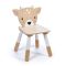 Scaunel din lemn premium Tender Leaf Toys, Forest Deer Chair, Caprioara