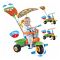 Tricicleta copii Smart Trike Fresh, 3-in-1, Rosu si verde
