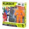 Figurina Robot articulat transformabil KlikBot, Orange