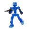 Figurina Robot articulat transformabil KlikBot, Blue