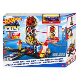 Set de joaca Hot Wheels City, Atelierul de pneuri | Noriel