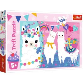 Puzzle 100 piese, Trefl, Lamele fericite