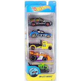 Set masinute Hot Wheels, City Works, DVF98 (5 modele) | Noriel