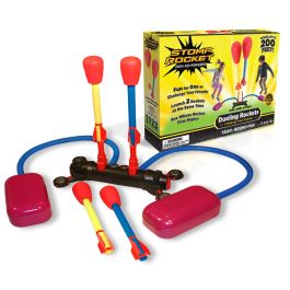 Set 4 rachete si pompa de aer dubla Stomp Rocket | Noriel