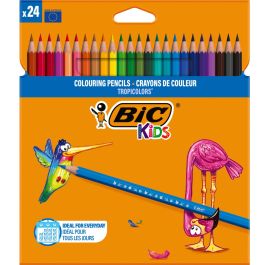 Set creioane colorate Tropicolors Bic, P24 | Noriel