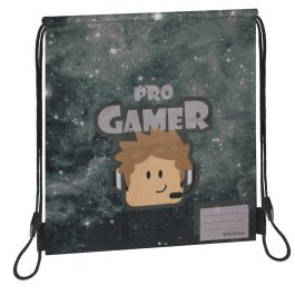 Grauer Blox Pro Gamer Turnbeutel - 39x33 Cm Sporttasche
