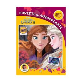 Carte cu activitati, Povesti cu autocolante, Disney Frozen 2