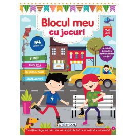 Blocul meu cu jocuri Girasol, 7-8 ani