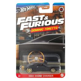Masinuta Fast and Furious, Hot Wheels, Dominic Toretto, 1968 Dodge