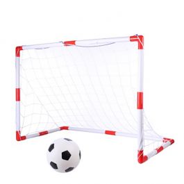 Set De Fotbal 2 In 1 King Sport Rosu Alb Noriel