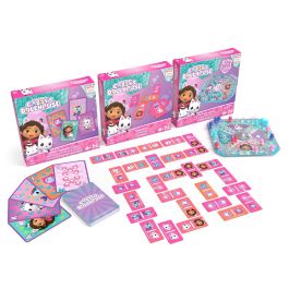 Set 3 jocuri Gabbys Dollhouse, Jumbo Cards, Pop-Up, Domino | Noriel