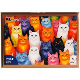 Puzzle Witty Puzzlezz, Pisici, 250 piese | Noriel