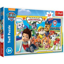 Puzzle Maxi Trefl, Paw Patrol, Echipa distractiva, 24 piese