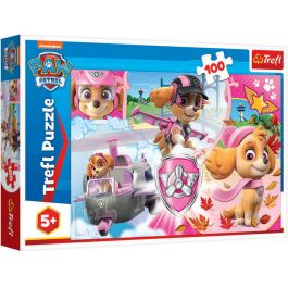 Puzzle Trefl, Paw Patrol, Skye in actiune, 100 piese